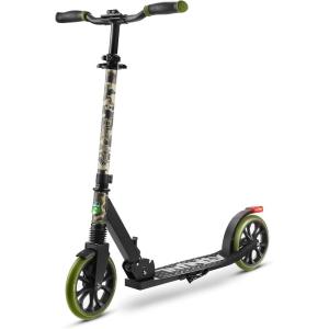 imageSereneLife Kick Scooter Adult Teenagers Kids 2 Wheel Kids Scooter with Adjustable TBar Handlebar  Alloy AntiSlip Deck  Portable Folding Scooters for Kids with Carrying StrapCamouflage