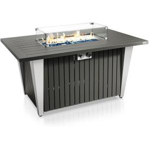 imageSereneLife Portable Outdoor Fire Pit  2in1 Steel BBQ Grill and 26quot Wood Burning Fire Pit Bowl with Mesh Spark Screen Log Grate Fire Poker and Cover for Camping Picnic BonfiresRectangle