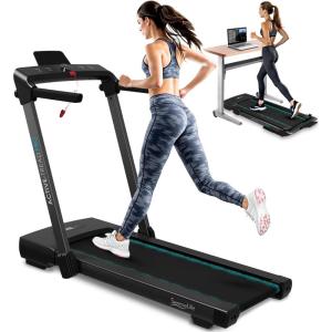 imageSereneLife Walking Pad Treadmill with Remote Control 06  87 MPH Smart Speed Control Walking Mat Under Desk Treadmill for Home Office Shock Absorption App Support 265lbs Limit87MPH  5427