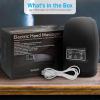 imageSereneLife Electric Compression Hand Massager  Electric Acupressure Palm Hand Massager w Air Pressure Heat Compress for Arthritis Carpal Tunnel Hand Pain Relief Finger Numbness  SLHNDMSG85Black V1