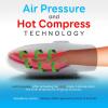 imageSereneLife Electric Compression Hand Massager  Electric Acupressure Palm Hand Massager wAir Pressure Heat Compress for Arthritis Carpal Tunnel Hand Pain Relief Finger Numbness White