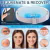 imageSereneLife Smart Eye Massager with Heat and Compression Vibration Music Wireless Heated Mask for Migraines and Stress Therapy Legacy GoldThermoelectric 2025