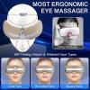 imageSereneLife Smart Eye Massager with Heat and Compression Vibration Music Wireless Heated Mask for Migraines and Stress Therapy Legacy GoldThermoelectric 2025