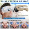 imageSereneLife Smart Eye Massager with Heat and Compression Vibration Music Wireless Heated Mask for Migraines and Stress Therapy Legacy GoldThermoelectric 2025