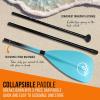 imageSereneLife Stand Up PaddleBoard Adjustable Paddle  Adjustable Water Paddle Oar for SLSUPB518 Rising Flow Inflatable SUP Stand Up Water PaddleBoard  SereneLife PRTSLSUPB518PDL