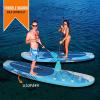 imageSereneLife Stand Up PaddleBoard Adjustable Paddle  Adjustable Water Paddle Oar for SLSUPB518 Rising Flow Inflatable SUP Stand Up Water PaddleBoard  SereneLife PRTSLSUPB518PDL
