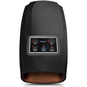 imageSereneLife Electric Compression Hand Massager  Electric Acupressure Palm Hand Massager w Air Pressure Heat Compress for Arthritis Carpal Tunnel Hand Pain Relief Finger Numbness  SLHNDMSG85Black V1