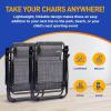 imageSereneLife 2Pack Rattan Zero Gravity Chairs  Adjustable Recliners with Side Table Cup Holders ampamp Pillow Foldable Outdoor Lounge Set for Patio Lawn or Deck  265 lbs Capacity BrownGrey