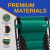 imageSereneLife Padded Zero Gravity Lounge Chair  Reclining Patio Chairs  Outdoor Lounge Chairs with Detachable Cup Holder Tray  Folding Recliner Chair with Removable Pillows  1 Gray and BlackBlackGreen