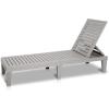 imageSereneLifeHome Adjustable Outdoor Patio Chaise Lounge  Marine Grade Water Resistant Durable Reclining Lounger Fire Pit with 5Position MultiLevel Backrest Adjustment SLLOUNG70