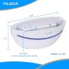 imageSereneLife Pest Glue Trap Electric Control System  Mosquito Killer and Insect Trap with Adhesive Pad and 18 Watt UV Lamp or Ultraviolet Black Light  For Bugs Flies Beetles and Moths  PSLBZ18