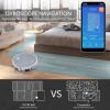 imageSmart Gyroscope Robot Vacuum Cleaner  Multiroom Navigation Mobile App Control and Alexa Compatible  Auto Charge Dock 3 Step Air Filter  Cleans Hardwood and Carpet Floor  Pure Clean PUCRC660Robot Vacuum