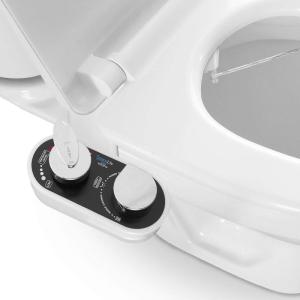 imageSerenelife Bathroom Bidet Seat Attachment  Fresh ampamp Hot Water Adjustable Function with Plastic Sprayer for Full Bottom Cleaning  Standard NonElectric Mechanical Self Clean Personal Hygiene SLTLSP1410 Ounce