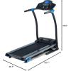 imageSereneLife Electric Folding Treadmill  Foldable Home Fitness Equipment for Walking ampamp Running 15 HP Indoor Home Cardio Machine with Downloadable App Safety Key 3 Incline Levels 16 Training Modes