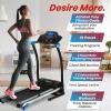 imageSereneLife Electric Folding Treadmill  Foldable Home Fitness Equipment for Walking ampamp Running 15 HP Indoor Home Cardio Machine with Downloadable App Safety Key 3 Incline Levels 16 Training Modes