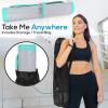 imageSereneLife Gymnastics Inflatable Air Tumbling Floor Mat Floating Water Mat 10FT 4in Thickness for OutdoorHome Indoor Use Tumbling Training Cheerleading Yoga Water with Electric Air PumpAquamarine