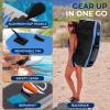 imageSereneLife Inflatable Stand Up Paddle Board with Premium SUP Accessories  Wide Stable Design with NonSlip EVA Deck Pad for Adults and Youth of All Skill Levels 350 lbs CapacityBlue