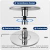 imageSereneLife Portable Spinning Dancing Pole  Adjustable 82108 Removable Fitness Pole with Dome ampamp Base  Durable Steel Structure for Exercise ampamp Training Holds Up to 1102 lbs Includes Full Kit