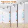 imageSereneLife Portable Spinning Dancing Pole  Adjustable 82108 Removable Fitness Pole with Dome ampamp Base  Durable Steel Structure for Exercise ampamp Training Holds Up to 1102 lbs Includes Full Kit