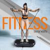 imageSereneLife Standing 3D Vibration Board Exercise Machine  Whole Body Workout Vibration Fitness Platform Passive Exercise  2 Motor 3D Motion Technology Resistance Band  Weight Loss ampamp Toning SLVBX3