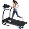 imageSereneLife Electric Folding Treadmill  Foldable Home Fitness Equipment for Walking ampamp Running 15 HP Indoor Home Cardio Machine with Downloadable App Safety Key 3 Incline Levels 16 Training Modes