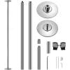 imageSereneLife Portable Spinning Dancing Pole  Adjustable 82108 Removable Fitness Pole with Dome ampamp Base  Durable Steel Structure for Exercise ampamp Training Holds Up to 1102 lbs Includes Full Kit