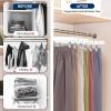 imageSereneLife 30 Pack Wooden Pants Hangers with Clips  White 14quotx05quotx67quot Heavy Duty Wood Skirt Hangers with 360 Swivel Hook ampamp Adjustable NonSlip Clips for Jeans Slacks ShortsWhite
