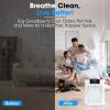 imageSereneLife HEPA Air Purifier for Home  Smart WiFi ampamp App Control UltraQuiet Air Purifier for Bedrooms ampamp Large Rooms Removes Dust Pet Hair ampamp Odors Ideal for Pets ampamp Allergies 1800 Sq Ft WhiteWhite