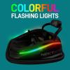 imageSereneLife 12V Electric Bumper Car for Kids  Remote Control Option 360 Spin LED Lights Safety Belt Kids Toddler Baby Bumper Car 38 YearsBlack