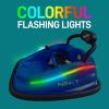 imageSereneLife 12V Electric Bumper Car for Kids  Remote Control Option 360 Spin LED Lights Safety Belt Kids Toddler Baby Bumper Car 38 YearsBlue