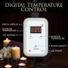 imageSereneLife Hot Stones Massage Kit with Warmer Warm Round Basalt Stone Massaging Set with Portable Heater 12 LargeSmall Rocks Digital Controller For Professional and Home Spa TherapyNatural 12pc