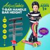imageSerenelife 3 Wheeled Scooter for Kids  2in1 SitStand Child Toddlers Toy Kick Scooters w FlipOut Seat Adjustable Height Wide Deck Flashing Wheel Lights for Outdoor Fun  SLKS39 Watermelon