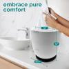 imageSereneLife Counter Towel Warmer Bucket  with Customized Fragrance for Spa and Bathroom Luxury Towel Heater Auto Shut off Fits 1 large Towel Blanket Bathrobe PJs BlackBlack