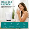imageSereneLife Counter Towel Warmer Bucket  with Customized Fragrance for Spa and Bathroom Luxury Towel Heater Auto Shut off Fits 1 large Towel Blanket Bathrobe PJs BlackBlack