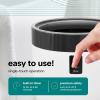 imageSereneLife Counter Towel Warmer Bucket with Customized Fragrance Auto Shut Off Fits 1 Large Blanket Bathrobe PJs Luxury Heater for Spa and Bathroom BlackBlack