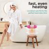 imageSereneLife Counter Towel Warmer Bucket with Customized Fragrance Auto Shut Off Fits 1 Large Blanket Bathrobe PJs Luxury Heater for Spa and Bathroom BlackPink
