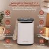imageSereneLife SLTLWSQ80 Warmer23L Capacity Bucket with Timer Function Fits Up to Two Oversized Towels for Bathroom PinkBlack