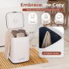 imageSereneLife SLTLWSQ80 Warmer23L Capacity Bucket with Timer Function Fits Up to Two Oversized Towels for Bathroom PinkBlack