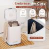 imageSereneLife SLTLWSQ80 Warmer23L Capacity Bucket with Timer Function Fits Up to Two Oversized Towels for Bathroom PinkBlue