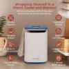 imageSereneLife SLTLWSQ80 Warmer23L Capacity Bucket with Timer Function Fits Up to Two Oversized Towels for Bathroom PinkBlue