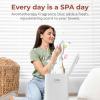 imageSereneLife SLTLWSQ80 Warmer23L Capacity Bucket with Timer Function Fits Up to Two Oversized Towels for Bathroom PinkWhite