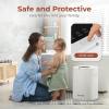 imageSereneLife SLTLWSQ80 Warmer23L Capacity Bucket with Timer Function Fits Up to Two Oversized Towels for Bathroom PinkWhite