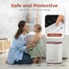 imageSereneLife SLTLWSQ83 Warmer23L Capacity Bucket with Timer Function Fits Up to Two Oversized Towels for Bathroom Wood