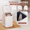 imageSereneLife SLTLWSQ83 Warmer23L Capacity Bucket with Timer Function Fits Up to Two Oversized Towels for Bathroom Wood