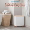 imageSereneLife WIFI Luxury Rectangle Towel Warmer  Spa ampamp Bathroom Heater with Custom Fragrance Auto ShutOff Fits 2 large Towels Blankets Bathrobes PJs  Perfect Gift for Him ampamp Her NaturalNatural