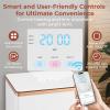 imageSereneLife WIFI Luxury Rectangle Towel Warmer  Spa ampamp Bathroom Heater with Custom Fragrance Auto ShutOff Fits 2 large Towels Blankets Bathrobes PJs  Perfect Gift for Him ampamp Her NaturalRose Gold