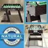 imageFolding Foosball Table 4 x 2 Full Competition Size Foldable Space Saving Table Soccer for Home Arcade Game Room for Indoor or Outdoor Family Game Night Perfect for Kids and Adults