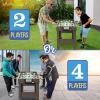 imageSereneLife Competition Sized Foosball Table Full Size 48in Portable Soccer with Ball for Home Arcade Game Room Board Game for Indoor or Outdoor Family Game Night Perfect for Kids and Adults