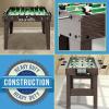 imageSereneLife Competition Sized Foosball Table Full Size 48in Portable Soccer with Ball for Home Arcade Game Room Board Game for Indoor or Outdoor Family Game Night Perfect for Kids and Adults