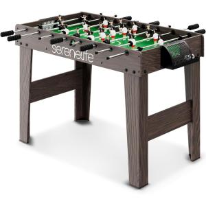 imageSereneLife Competition Sized Foosball Table Full Size 48in Portable Soccer with Ball for Home Arcade Game Room Board Game for Indoor or Outdoor Family Game Night Perfect for Kids and Adults
